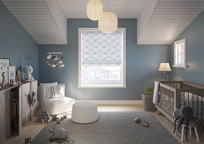 Flying Ace, Golden - Roman Blind - Image 8